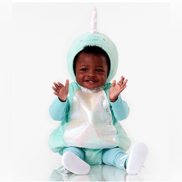 Baby Blue Pottery Barn Kids Narwhal Baby Costume - Picture 1 of 6